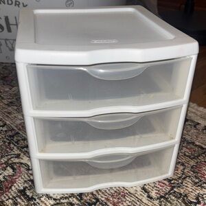 White 3-Drawer Organizer